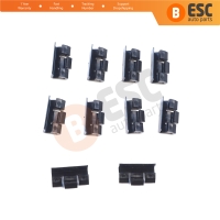 10 Pieces Roof Drip Rail Moulding Clamp for BMW 5 Series E34 7 Series E32 E38 51131924953