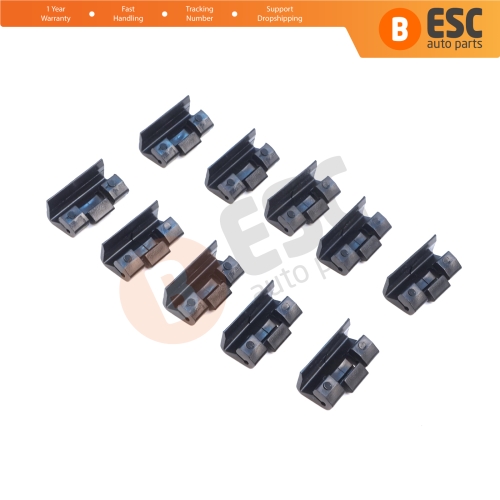 10 Pieces Roof Drip Rail Moulding Clamp for BMW 5 Series E34 7 Series E32 E38 51131924953
