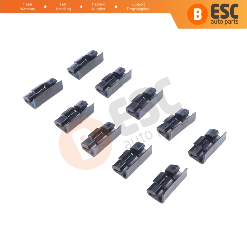 10 Pieces Roof Drip Rail Moulding Clamp for BMW 5 Series E34 7 Series E32 E38 51131924953