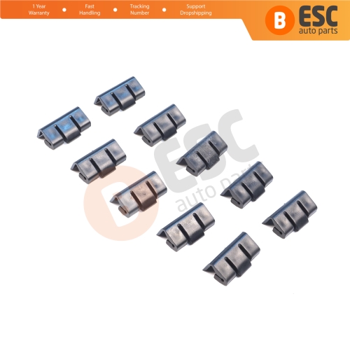 10 Pieces Roof Drip Rail Moulding Clamp for BMW 5 Series E34 7 Series E32 E38 51131924953