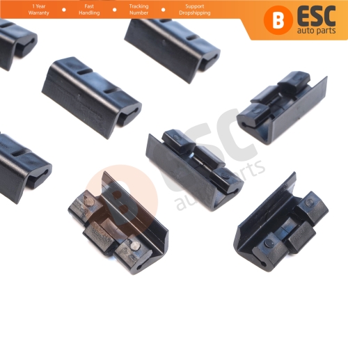 10 Pieces Roof Drip Rail Moulding Clamp for BMW 5 Series E34 7 Series E32 E38 51131924953