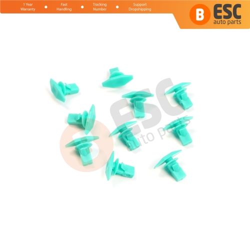 10 Pieces Door Weatherstrip Seal Retainer Clip For Honda Acura 91568SR2003, 91568-SR2-003 
