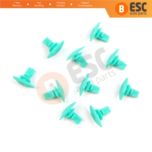 10 Pieces Door Weatherstrip Seal Retainer Clip For Honda Acura 91568SR2003, 91568-SR2-003 