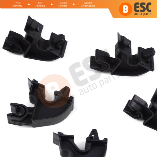 10 Pieces Bonnet Hood Support Bracket Clip for Vauxhall Opel GM 09114314...