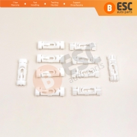 10 Pieces Moulding Clip for VW 1H0853733B for VW Golf 3