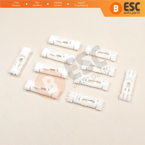 10 Pieces Moulding Clip for VW 1H0853733B for VW Golf 3