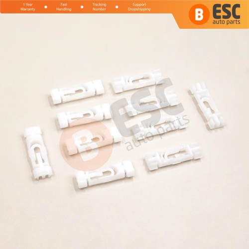10 Pieces Moulding Clip for VW 1H0853733B for VW Golf 3