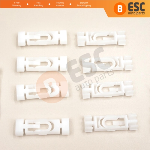 10 Pieces Moulding Clip for VW 1H0853733B for VW Golf 3