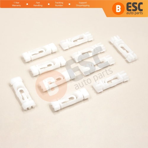 10 Pieces Moulding Clip for VW 1H0853733B for VW Golf 3