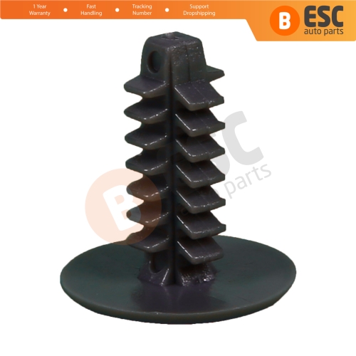 10 Pieces Plastic Plastic Clips Grey for Fiat 712113631...