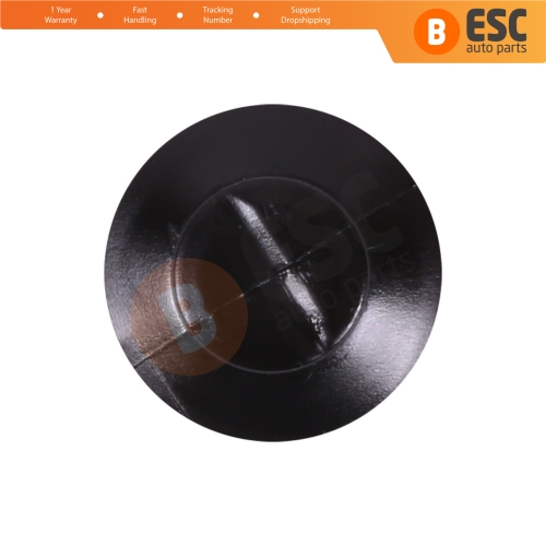 10 Pieces Side Moulding Clip Black for Citroën 8565.35 Peugeot...