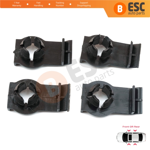 4 Pieces Window Fixer Clips 51338218383 for BMW 3 Series E46 1997-2006