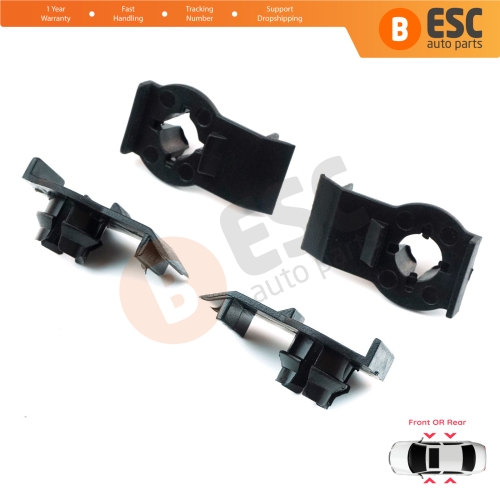 4 Pieces Window Fixer Clips 51338218383 for BMW 3 Series E46 1997-2006