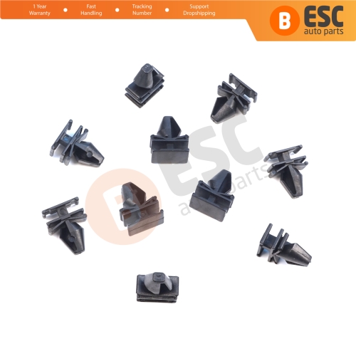 10 Pieces Side Moulding Clips for Renault 7701070813 for Renault Megane 3 Velsatis