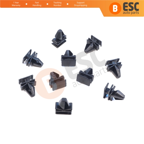 10 Pieces Side Moulding Clips for Renault 7701070813 for Renault Megane 3 Velsatis