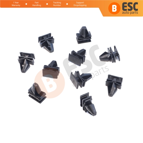 10 Pieces Side Moulding Clips for Renault 7701070813 for Renault Megane 3 Velsatis