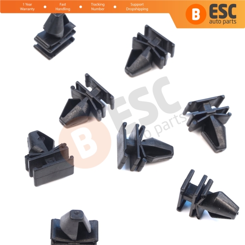 10 Pieces Side Moulding Clips for Renault 7701070813 for Renault Megane 3 Velsatis