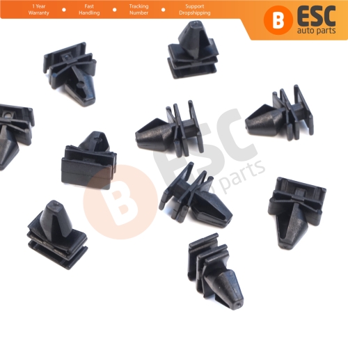 10 Pieces Side Moulding Clips for Renault 7701070813 for Renault Megane 3 Velsatis