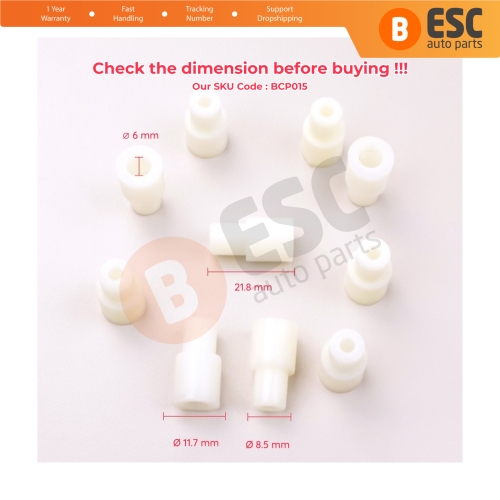 10 Pieces Cable End Rope Dowel for Window Regulator Winder Mechanism Type BCP015