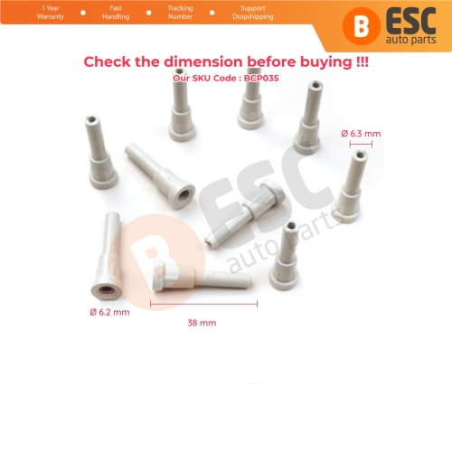 10 Pieces Cable End Rope Dowel for Window Regulator Winder Mechanism Type BCP035