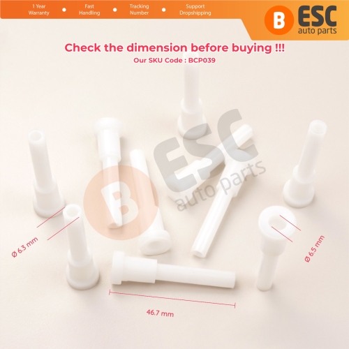 10 Pieces Cable End Rope Dowel for Window Regulator Winder Mechanism Type BCP039