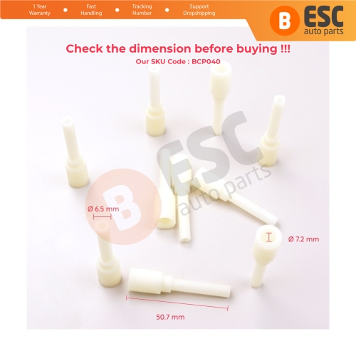 10 Pieces Cable End Rope Dowel for Window Regulator Winder Mechanism Type BCP040