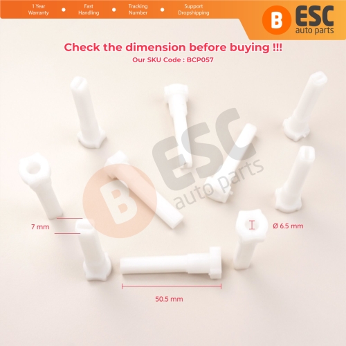 10 Pieces Cable End Rope Dowel for Window Regulator Winder Mechanism Type BCP057