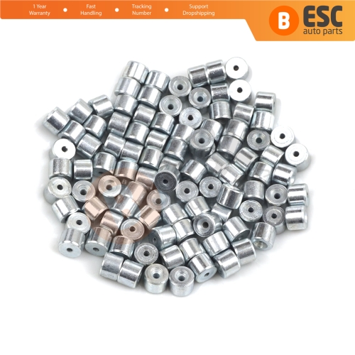 BCR016 Window Regulator Cable Wire Rope End Pin Stop Rivet 6.5x5/1.7 mm 100 Pcs