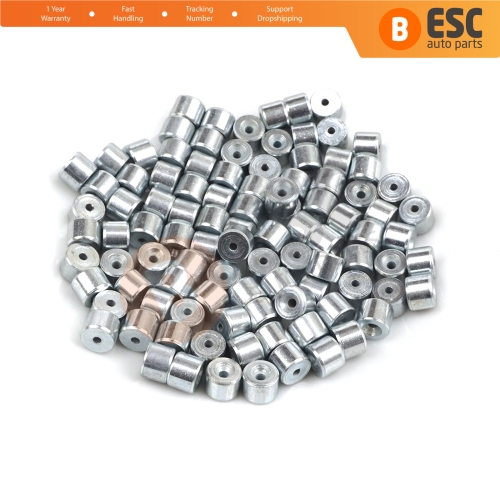 BCR016 Window Regulator Cable Wire Rope End Pin Stop Rivet 6.5x5/1.7 mm 100 Pcs