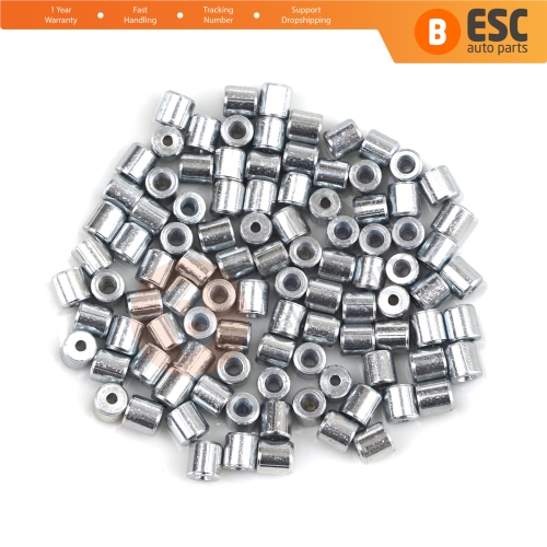 BCR026 Window Regulator Cable Wire Rope End Soft Pin Stop Rivet 5x5/1.7 mm 100 Pcs