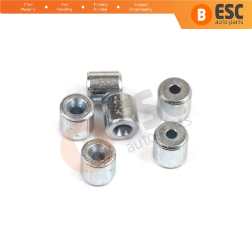 BCR026 Window Regulator Cable Wire Rope End Soft Pin Stop Rivet 5x5/1.7 mm 100 Pcs