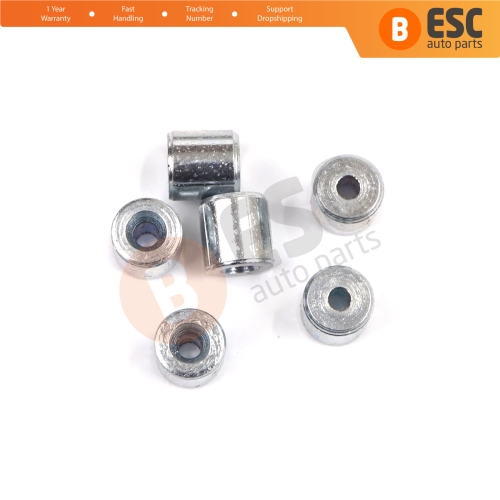 BCR026 Window Regulator Cable Wire Rope End Soft Pin Stop Rivet 5x5/1.7 mm 100 Pcs