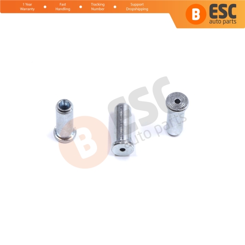 BCR035 Window Regulator Cable Wire Rope End Pin Stop Rivet 6.5x15/1.7 mm 100 Pcs