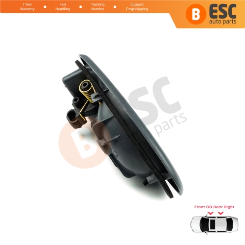Inner Door Handle Right Gray Rod Type for Renault Clio 2 Scenic Megane 1 Trafic Master 2 Mascott Logan 1 Movano Vivaro A Interstar Primastar 1 Daily 7700434717