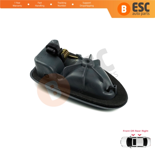 Inner Door Handle Right Gray Rod Type for Renault Clio 2 Scenic Megane 1 Trafic Master 2 Mascott Logan 1 Movano Vivaro A Interstar Primastar 1 Daily 7700434717