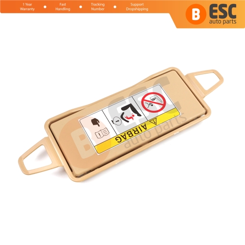 Sun Shade Visor Makeup Cosmetic Mirror Cover Beige 2128103710 For Mercedes E W212 CLS W218