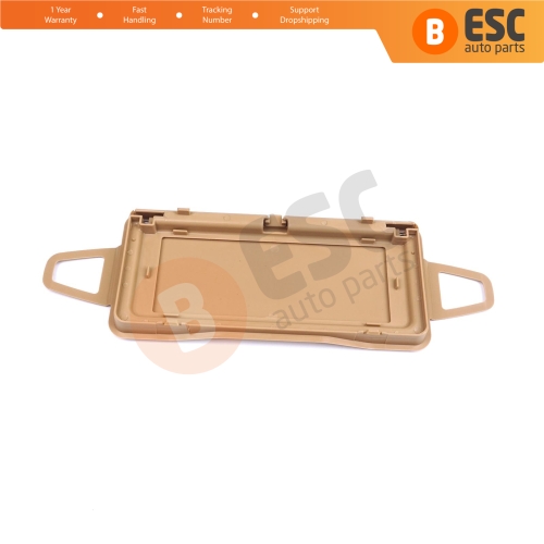 Sun Shade Visor Makeup Cosmetic Mirror Cover Beige 2128103710 For Mercedes E W212 CLS W218