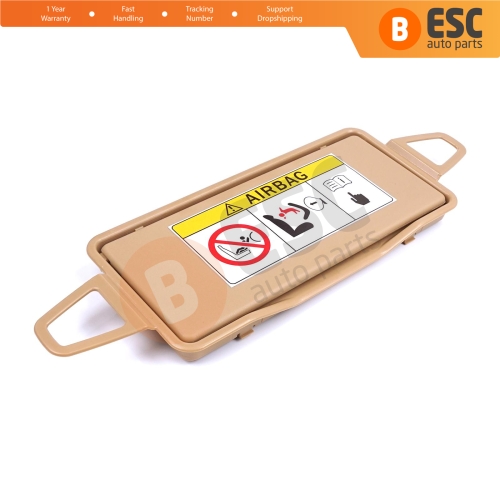 Sun Shade Visor Makeup Cosmetic Mirror Cover Beige 2128103710 For Mercedes E W212 CLS W218