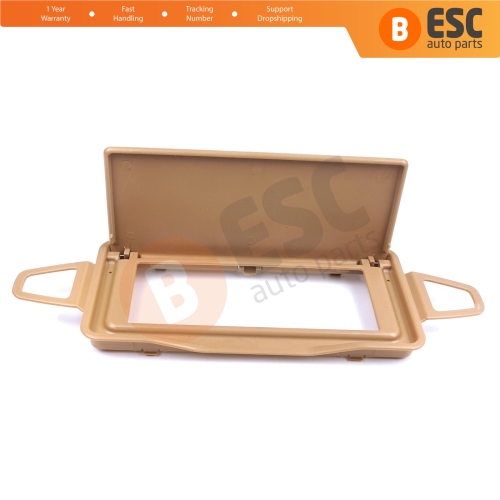 Sun Shade Visor Makeup Cosmetic Mirror Cover Beige 2128103710 For Mercedes E W212 CLS W218