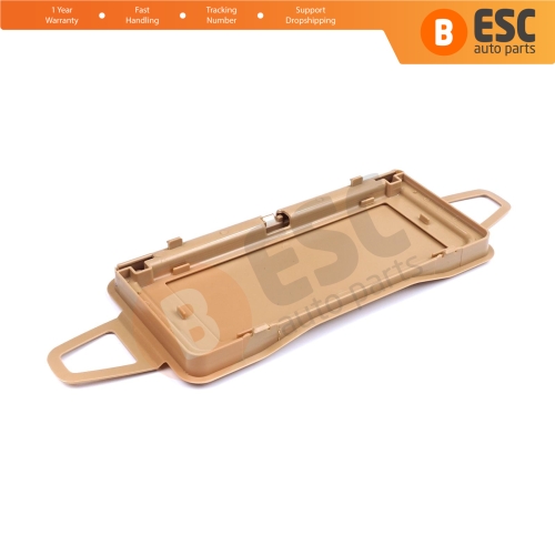 Sun Shade Visor Makeup Cosmetic Mirror Cover Beige 2128103710 For Mercedes E W212 CLS W218