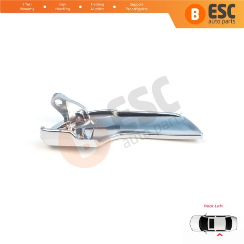 Interior Door Handle Rear Left 156092160 for Alfa Romeo Giulietta 940 Matte Color