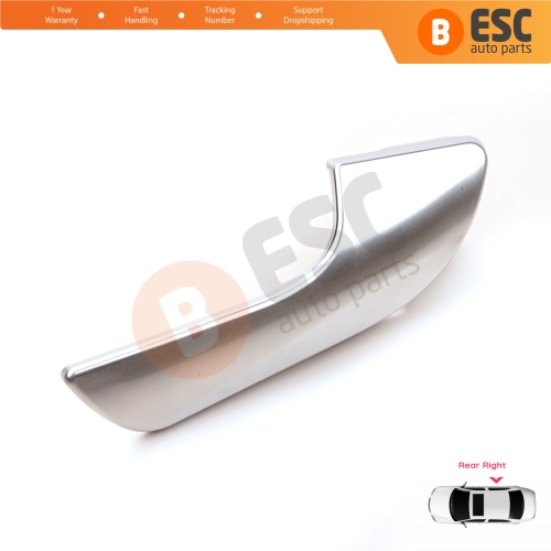 Interior Door Handle Rear Right 156092156 for Alfa Romeo Giulietta 940 Matte Color
