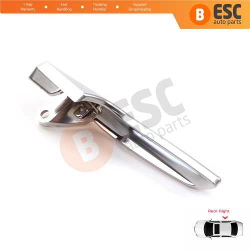 Interior Door Handle Rear Right 156092156 for Alfa Romeo Giulietta 940 Matte Color