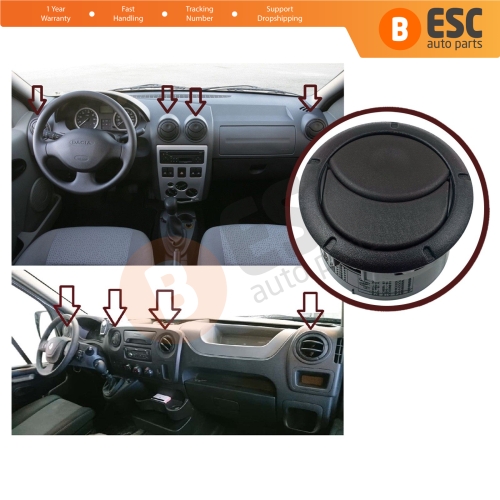 Dashboard Air Vent 8200212480 For Renault Dacia Logan Sandero Duster Master 3 Movano