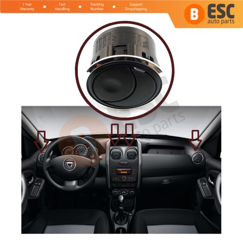 Dashboard Air Vent With Chrome 8200212480 For Renault Dacia Master 3 Movano