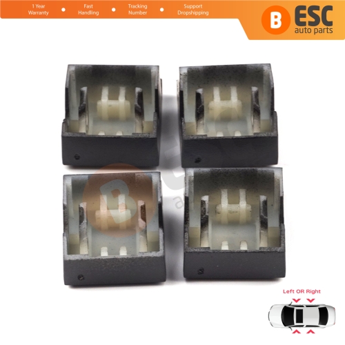 4 Pieces Window Switch Control Button Repair Cover for Vauxhall Opel Astra H Zafira B Tigra B 6240452