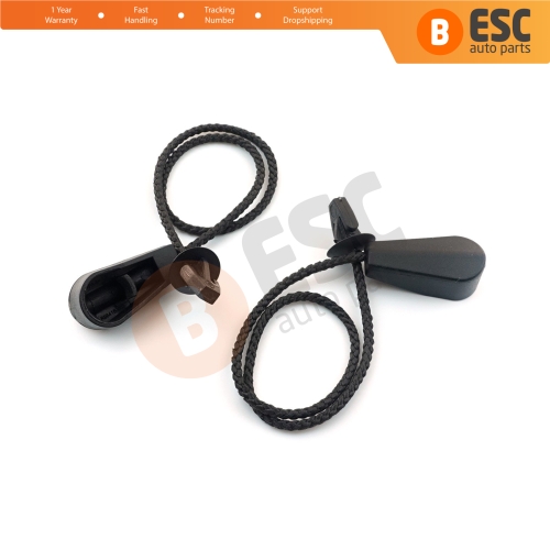 2 Pieces Rear Parcel Shelf Cord Retaining Strap 7701062123 for Renault Megane Clio Laguna HB