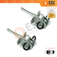 2 Pieces Front Door Hinge Brake Stop Check Strap Limiter for BMW 5 Series E34 7 Series E32 51218155698