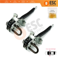 2 Pieces Front Door Hinge Brake Stop Check Strap Limiter for BMW 5 Series E39 1995-2004 4/5 Door 51218193447