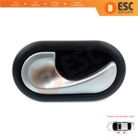 Interior Door Handle Left Chrome Black Color for Renault Scenic Megane Twingo Kangoo MK2 Clio Master MK3 Sandero Logan Duster MK1 Modus Movano B Citan W415 NV250 NV400 8200730861